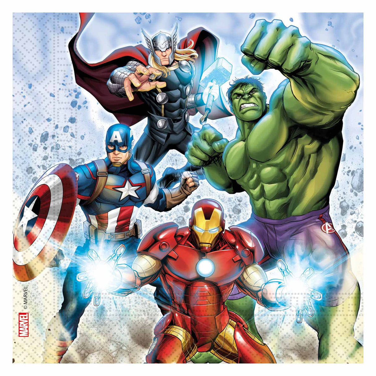 Serviettes en papier Globos FSC Avengers Infinity Stones, 20 pcs.