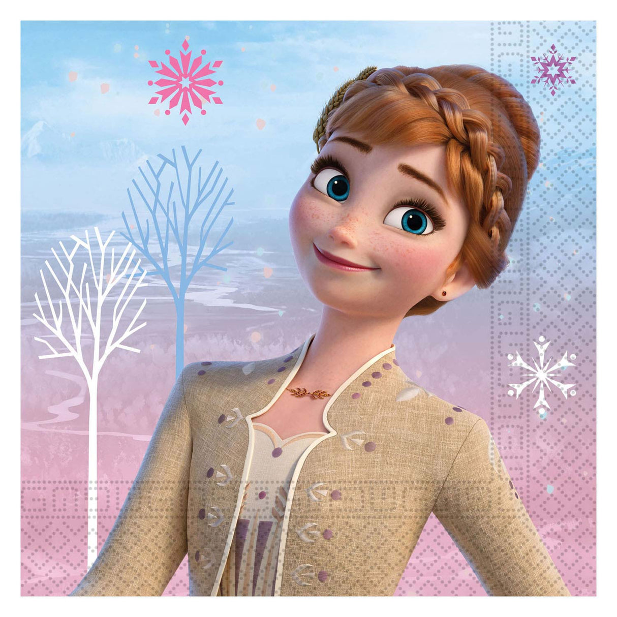 Serviettes en papier Globos FSC Frozen 3 Wind Spirit, 20 pcs.