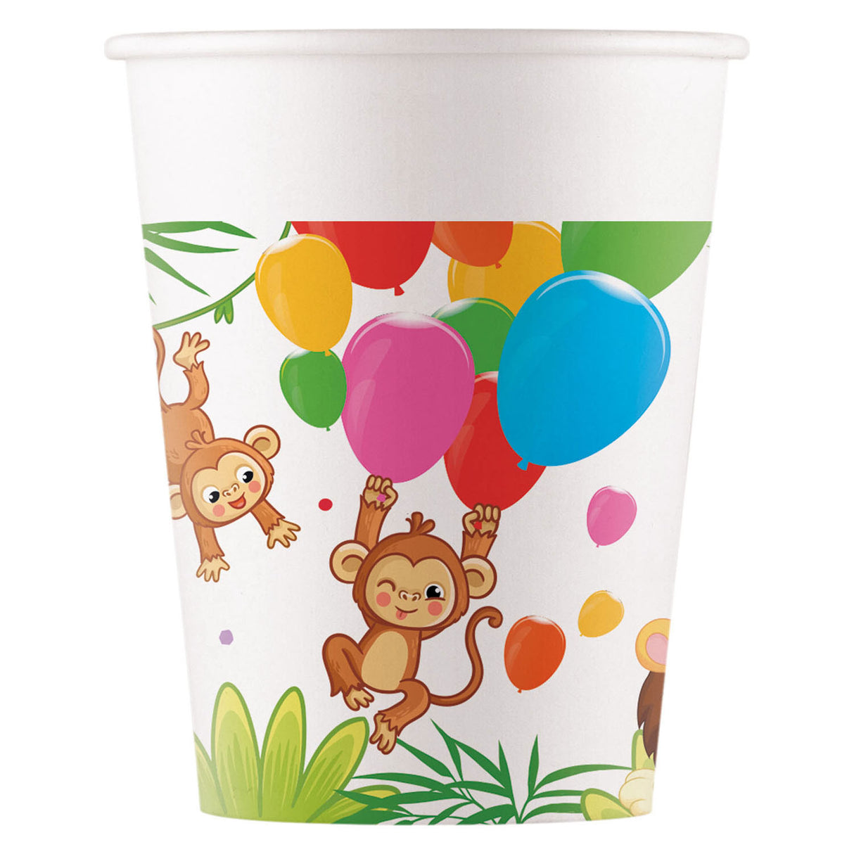 Globos Paper Cups FSC Jungle Ballons, 8e.