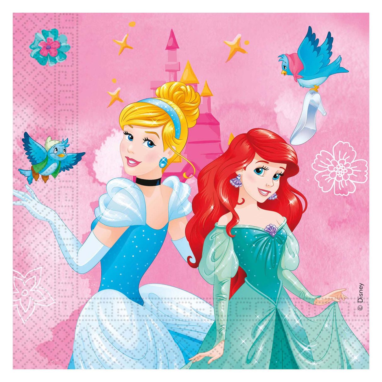 Serviettes en papier Globos fsc disney princesse vivez votre histoire, 20 pcs.