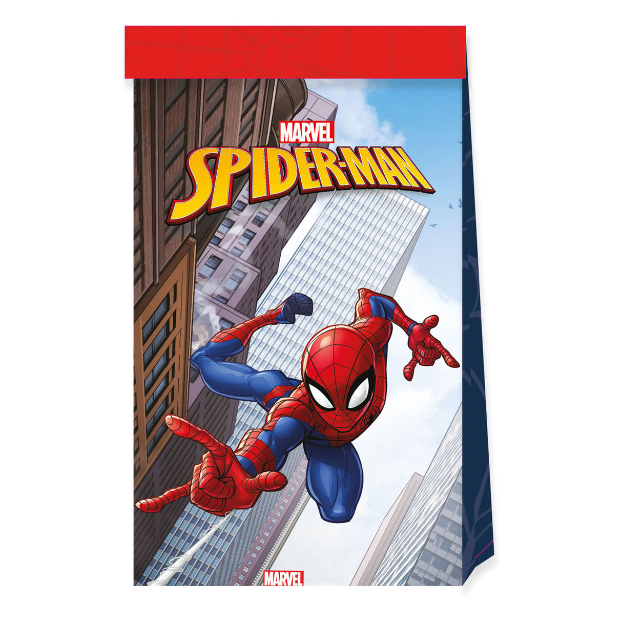 Sacs de fête en papier Globos fsc spider-man, 4 pcs.