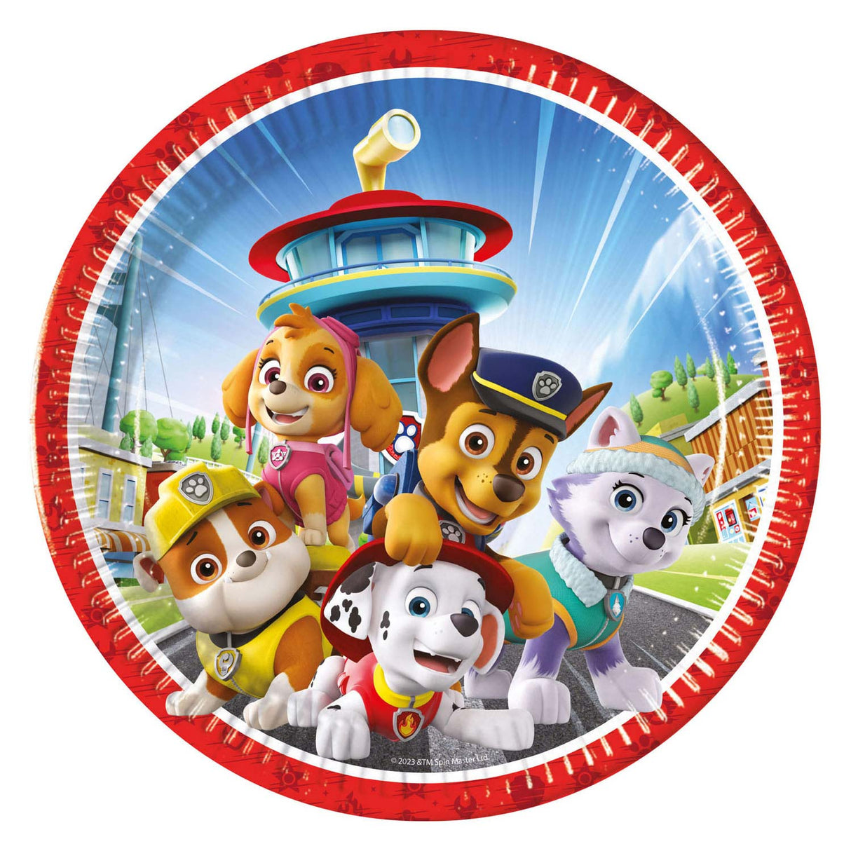 Assiettes en papier Globos fsc Paw Patrol Rescue Heros, 8 pcs.