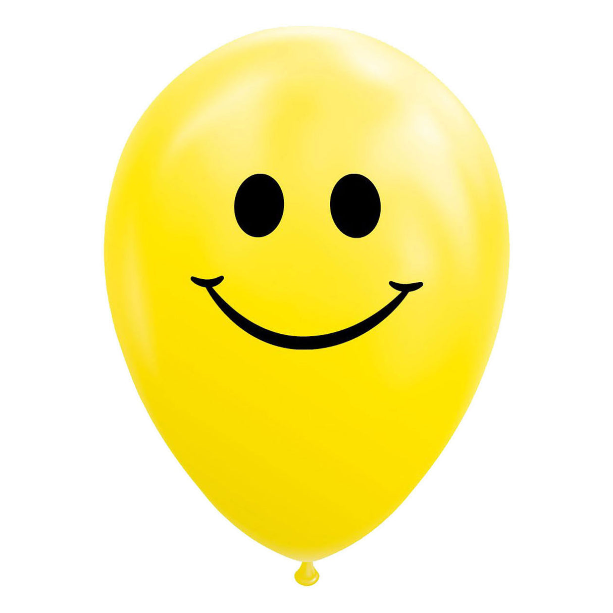 Ballons Globos sourire jaune 30cm, 8 pcs.