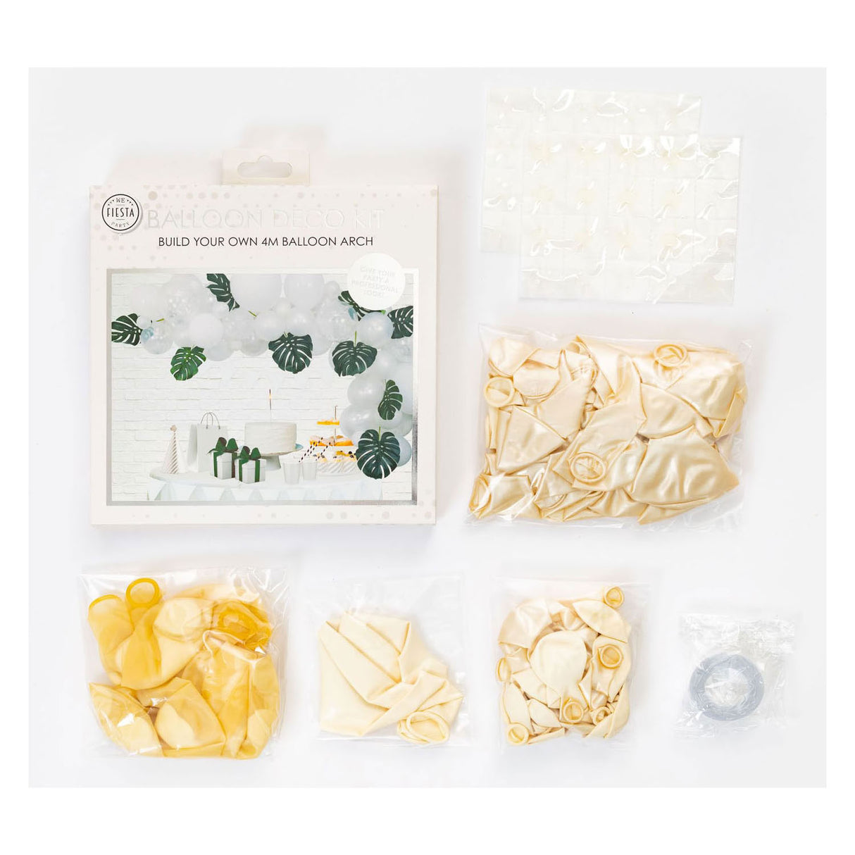 Ensemble d'arcs de ballons Globos blanc