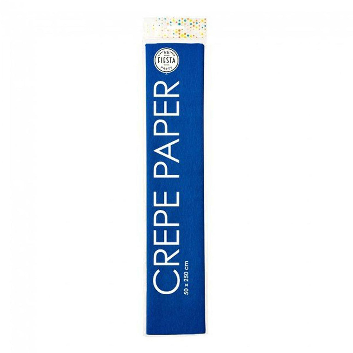 Papier crépon Globos bleu marine, 50x250cm