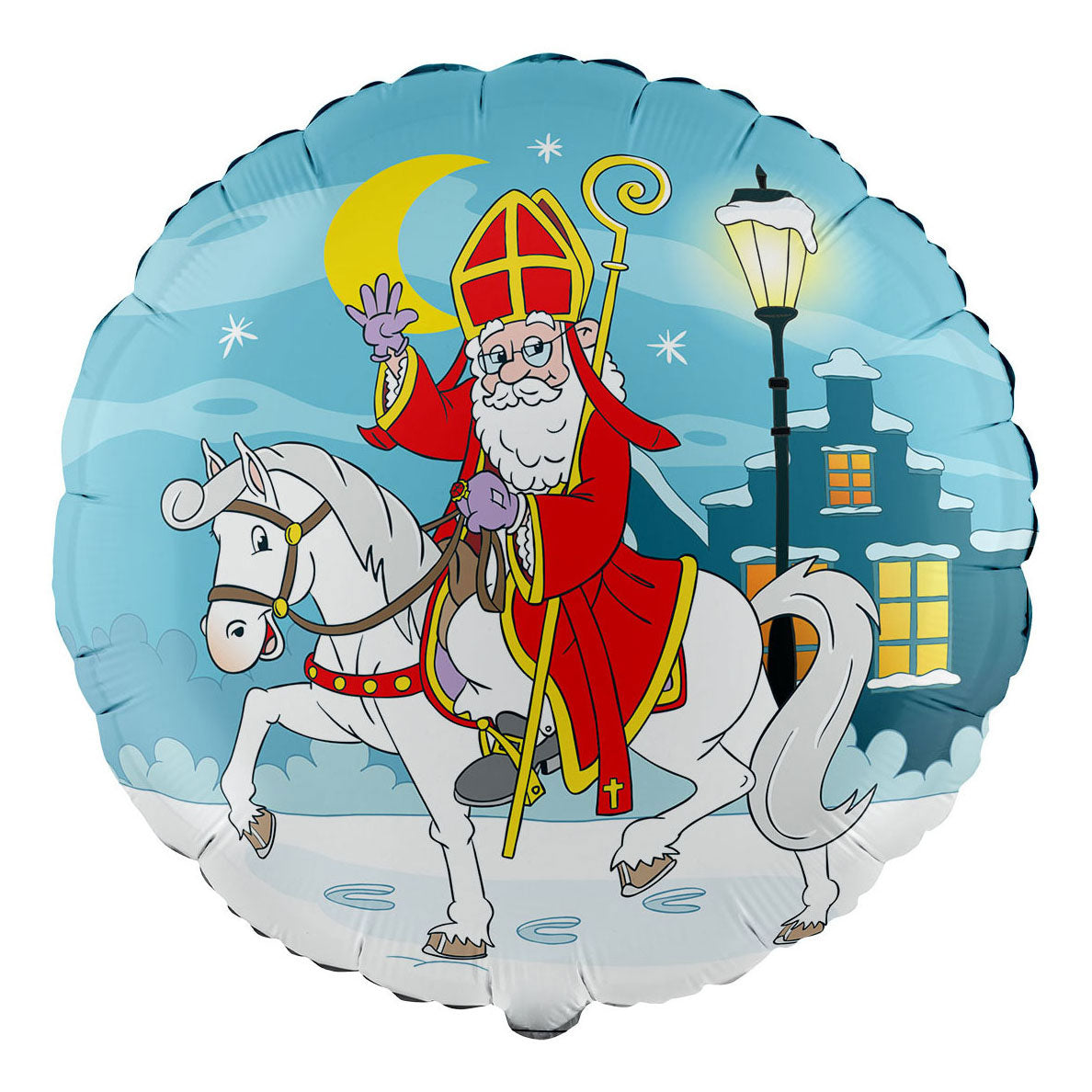 Ballon en aluminium Sinterklaas sans marque | 6 pièces