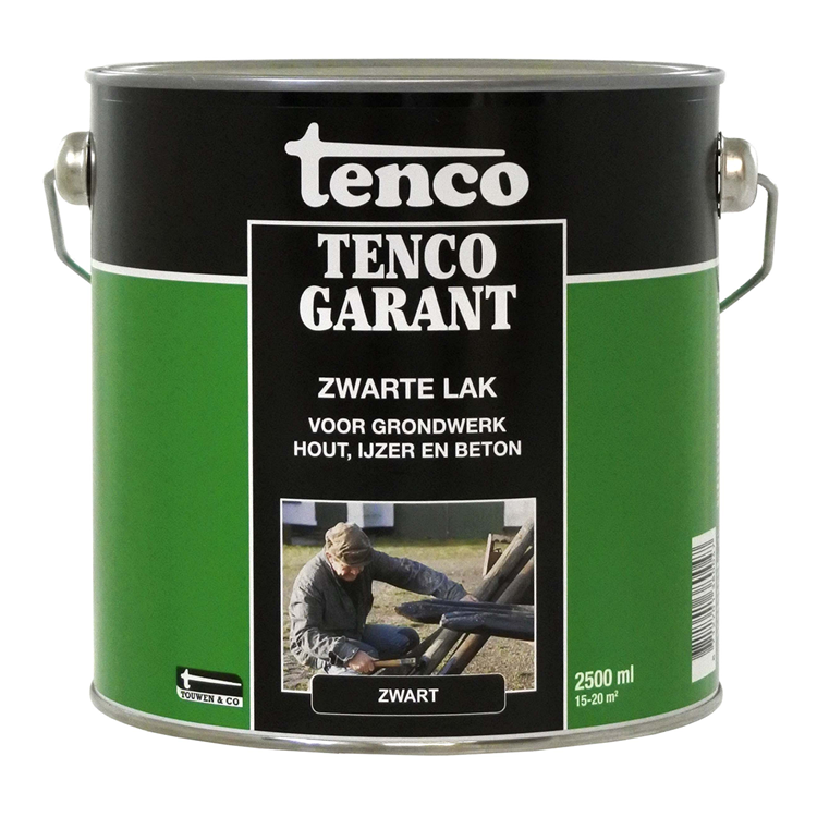 Tenco 1034385 - garant zwarte lak 2,5l | 1 stuks