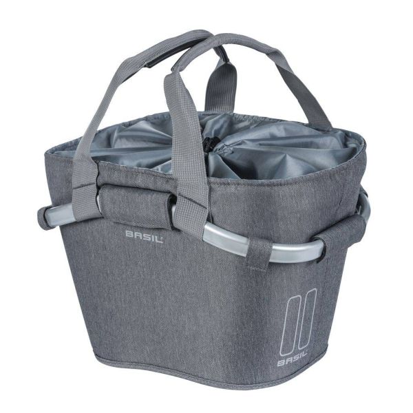 Basil 2 jours transporte tout KF - Panier à vélo - First - Gray