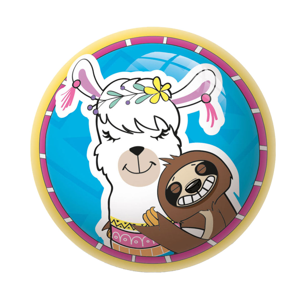 Mondo boule décorative petit alpaga licorne paresseux, 6cm