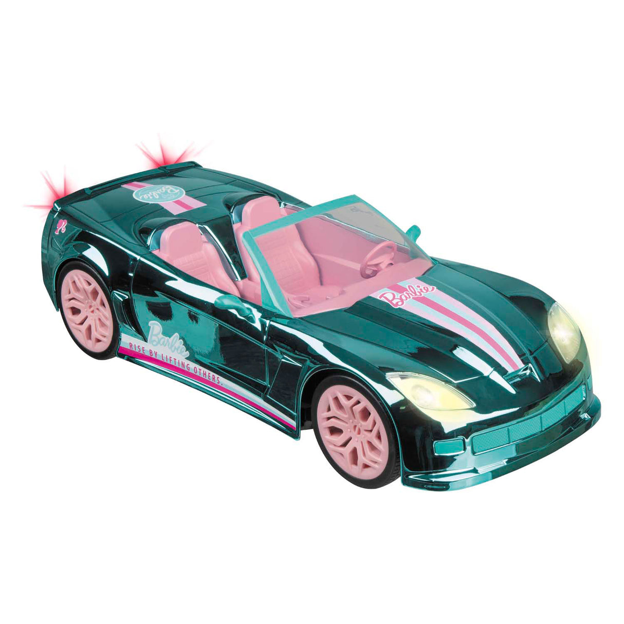 Mattel Barbie Mondo Motors RC Voiture contrôlée – Chromé Bleu Édition Anniversaire 65 Ans