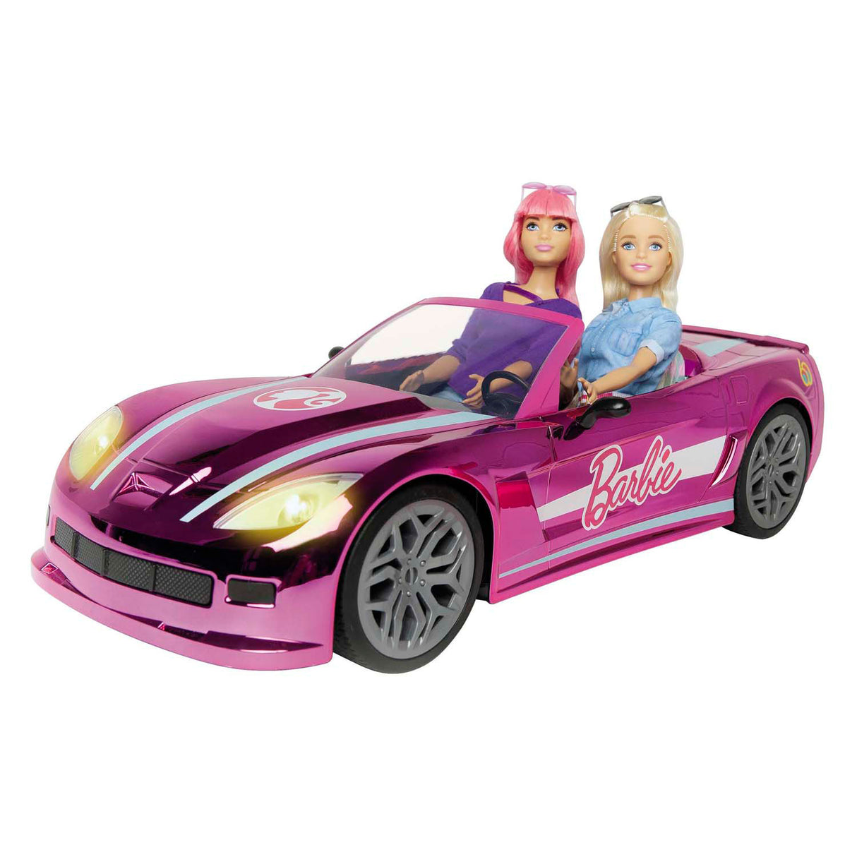 Mattel Barbie Mondo Motors Voiture télécommandée - Rose chromé