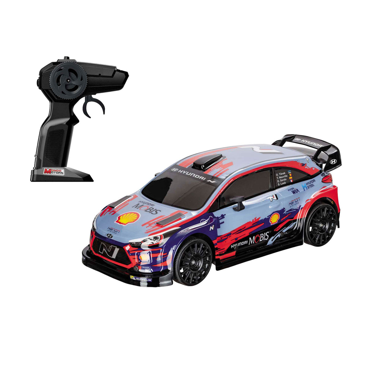 Voiture télécommandée Mondo Motors - Hyundai i20 WRC 23, échelle 1:10