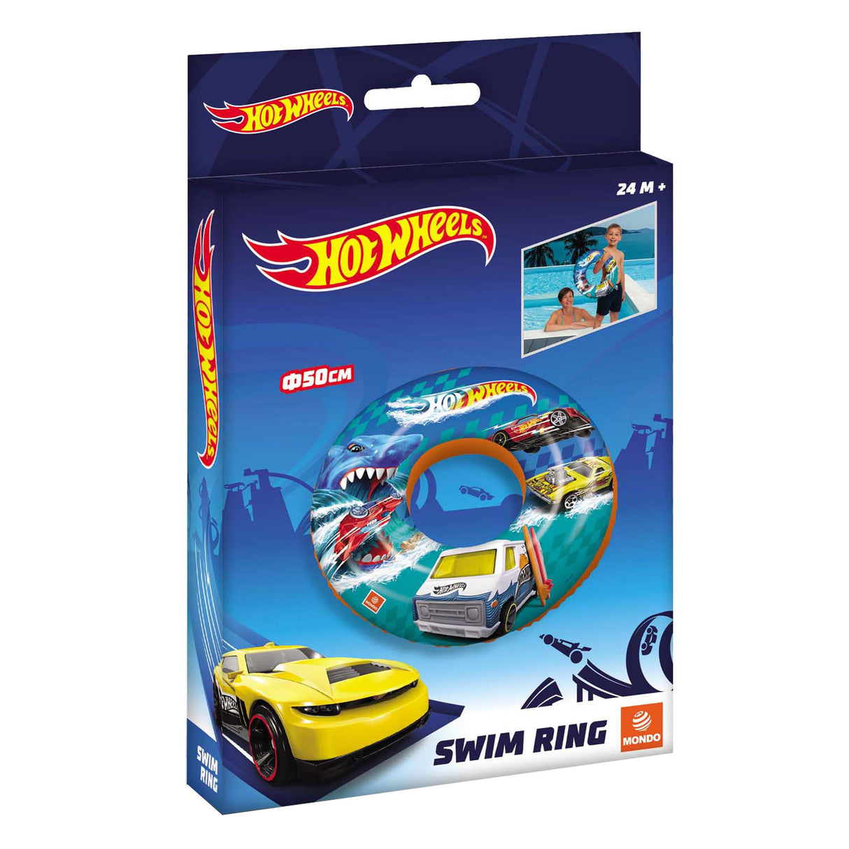 Bouée Mondo Hot Wheels, 50 cm