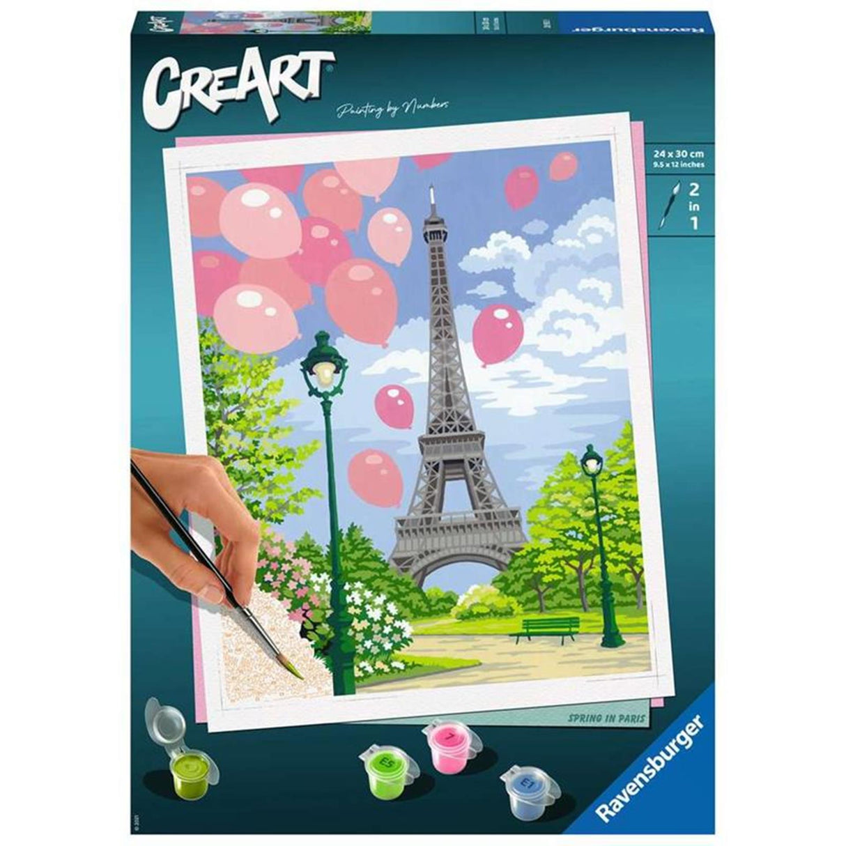 Ravensburger CreArt Peinture par numéros Printemps à Paris