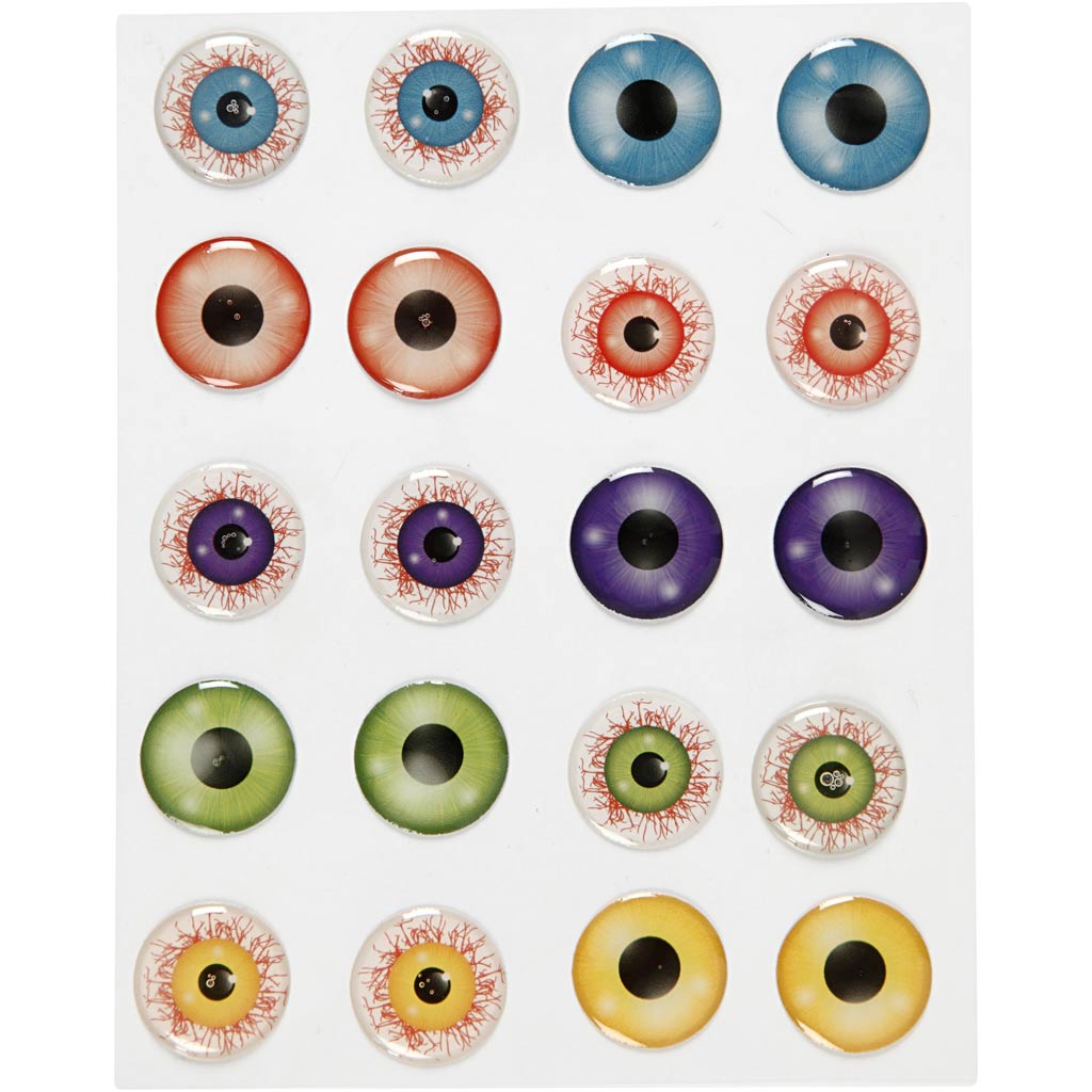 Creativ company Yeux 3D 20 mm, 1 feuille