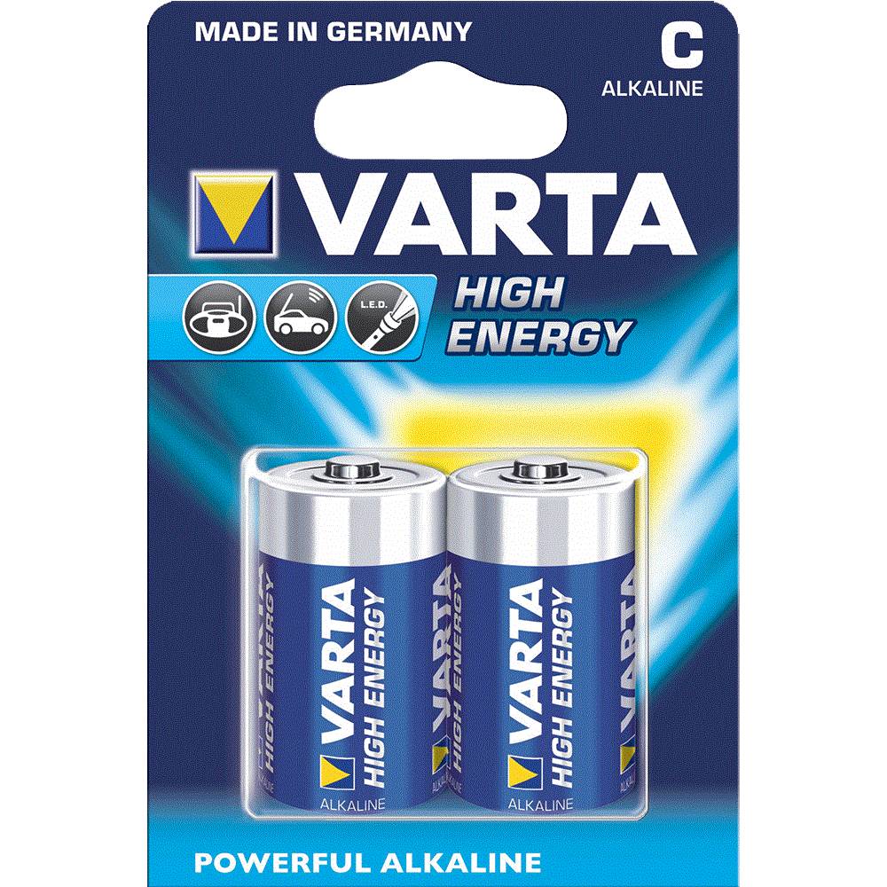 Varta pile alcaline longue durée LR14 C (2x)