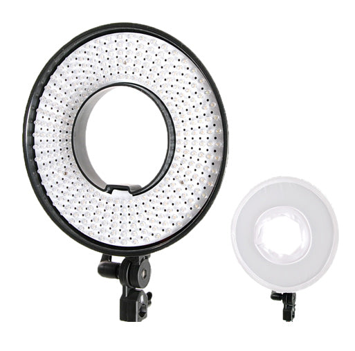 Lampe annulaire LED bicolore Falcon Eyes dimmable DVR-300DVC sur 230V