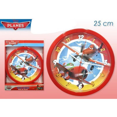 Jonotoys avions Disney horloge murale diamètre 25 cm