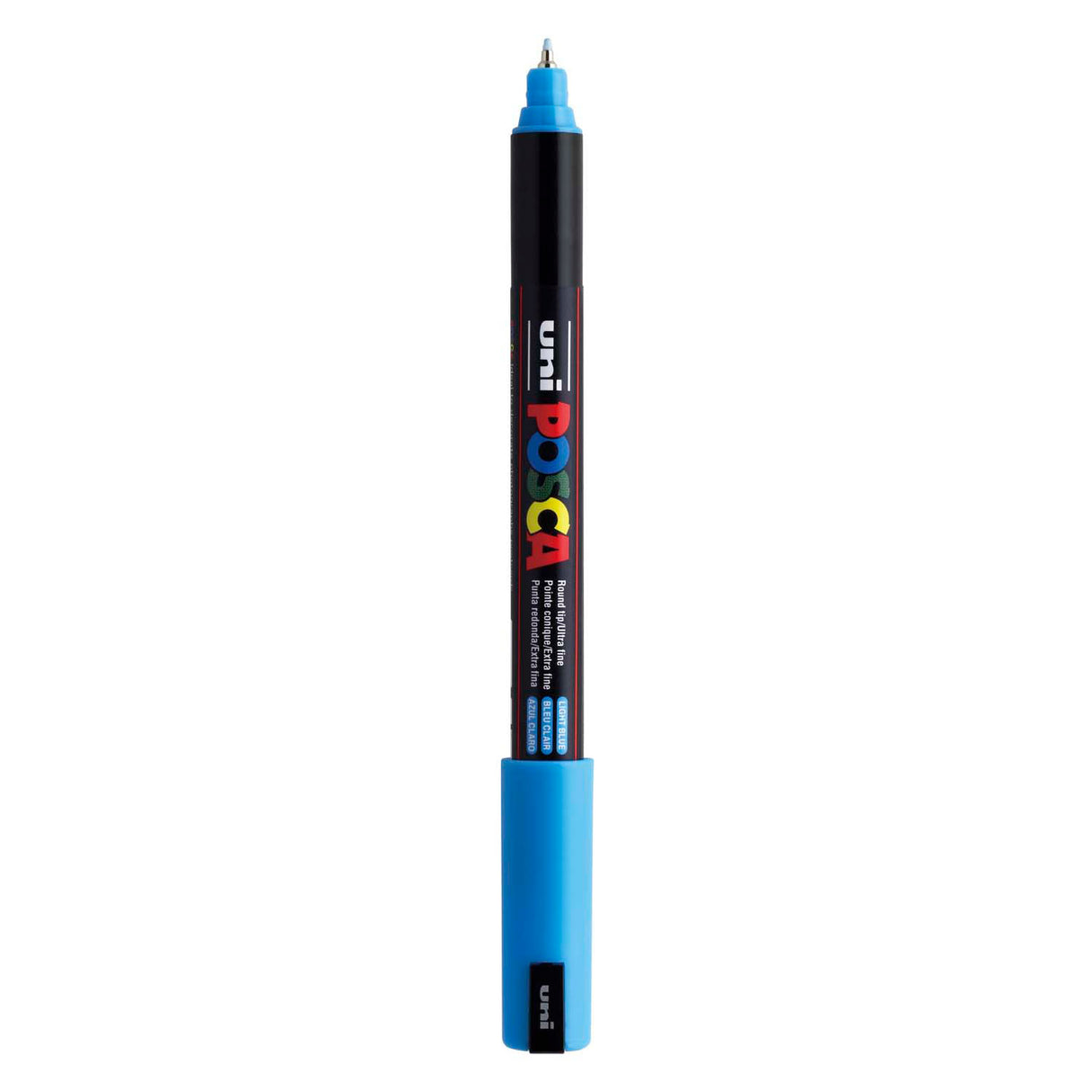 Feutre Uni Posca PC-1mr bleu clair - extra fin 0,7mm