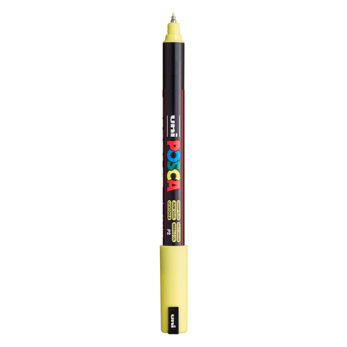 Feutre Uni Posca PC-1mr jaune soleil - extra fin 0,7mm