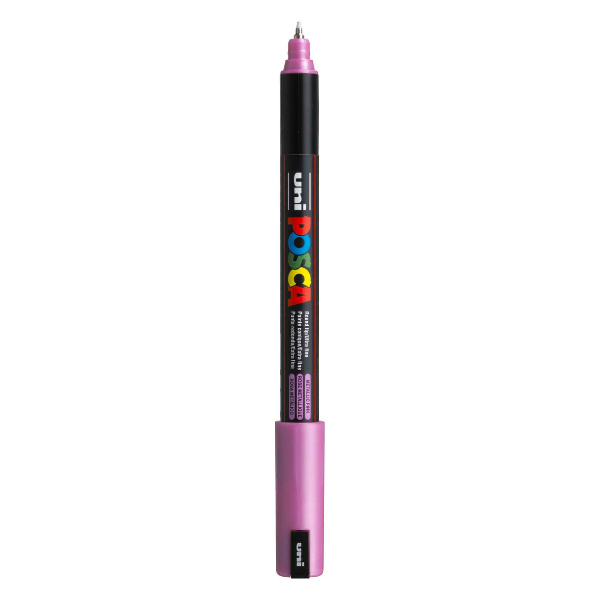 Marqueur Uni-posca posca, taille pc-1mr, largeur de trait 0,7 mm, extra-fin, rose métallisé, 1 pièce