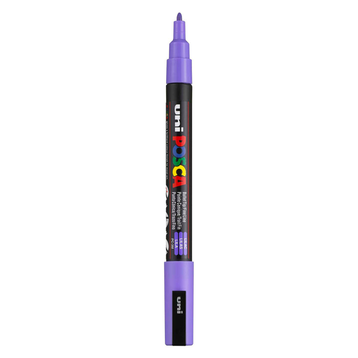 Marqueur Uni-posca posca, taille pc-3m, largeur de trait 0,9-1,3 mm, fin, lilas, 1 pièce