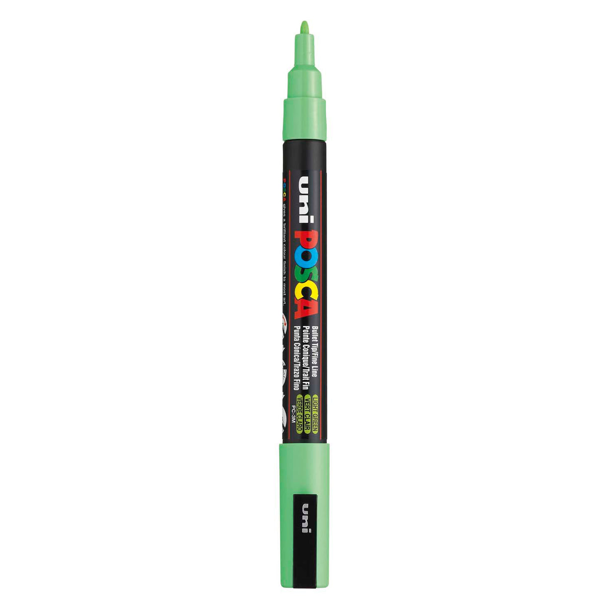 Marqueur Uni-posca posca, taille pc-3m, largeur de trait 0,9-1,3 mm, fin, vert clair, 1 pièce