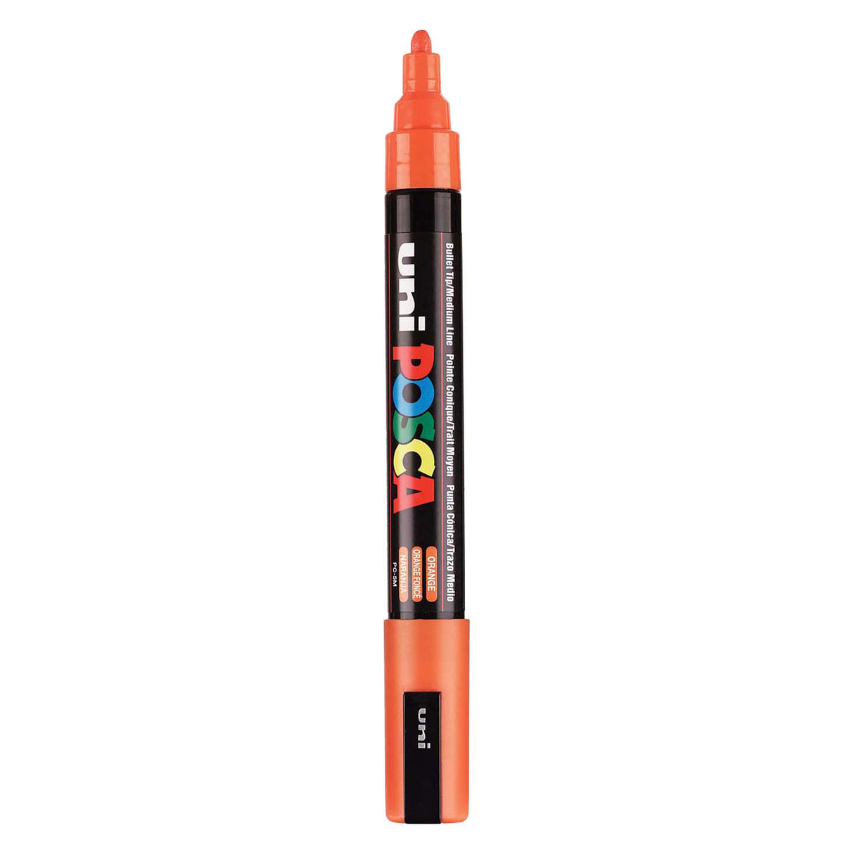 Marqueur Uni-posca posca, taille pc-5m, largeur de trait 2,5 mm, moyen, orange, 1 pièce