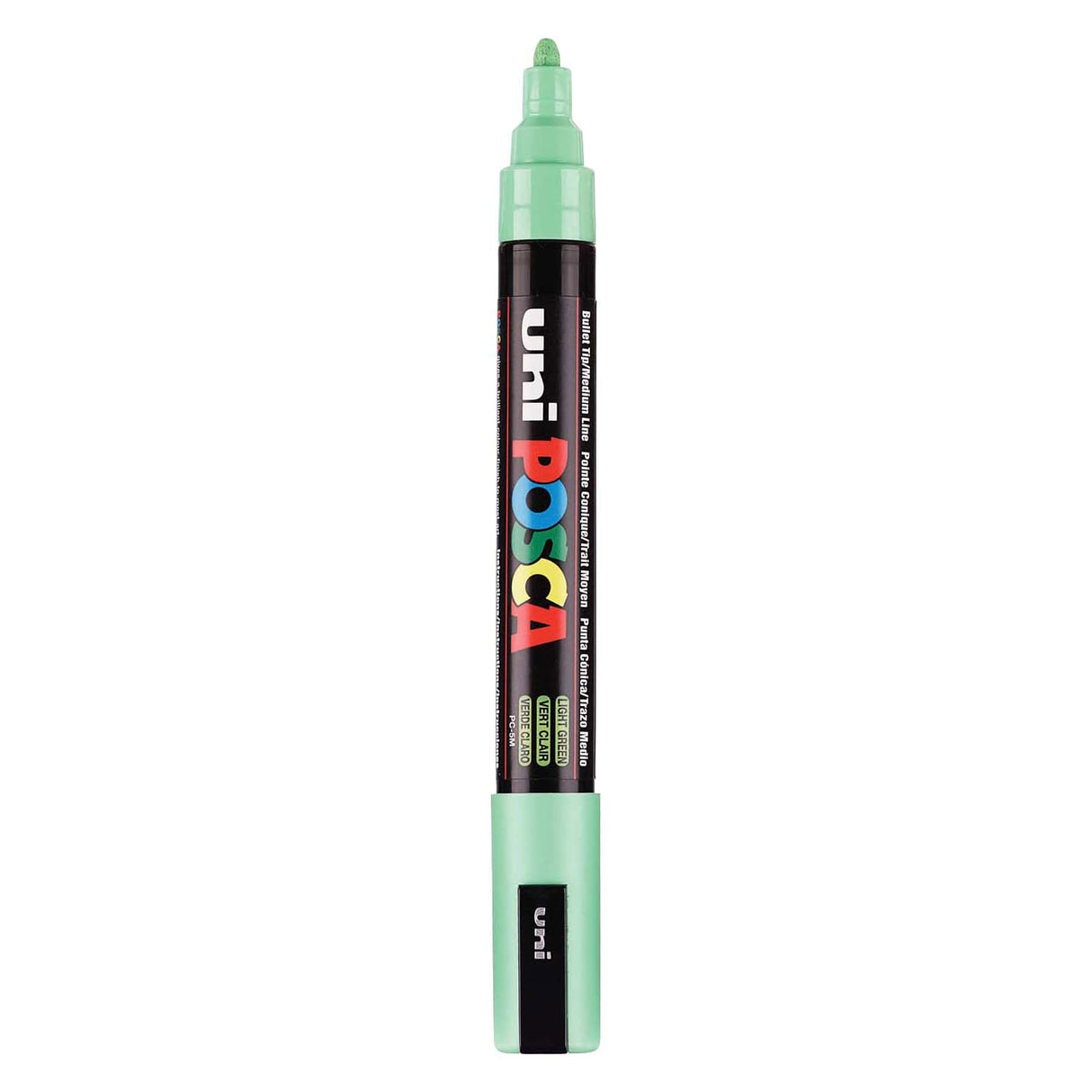 Marqueur Uni-posca posca, taille pc-5m, largeur de trait 2,5 mm, moyen, vert clair, 1 pièce