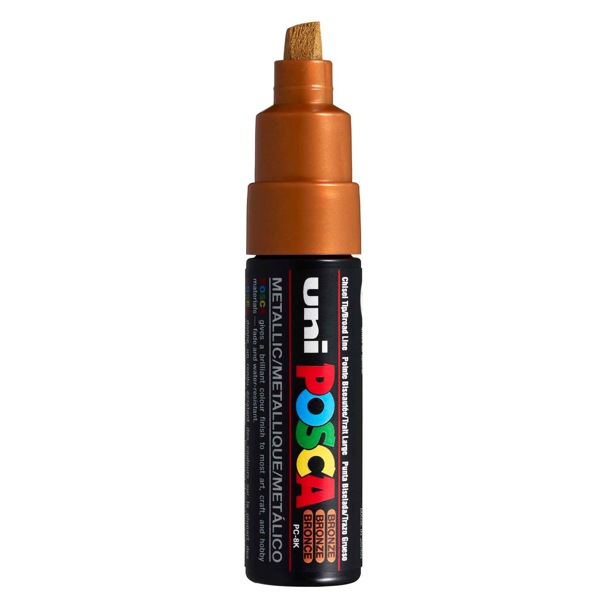 Marqueur Uni-posca posca, taille PC-8k, largeur de trait 8 mm, large, bronze, 1 pièce