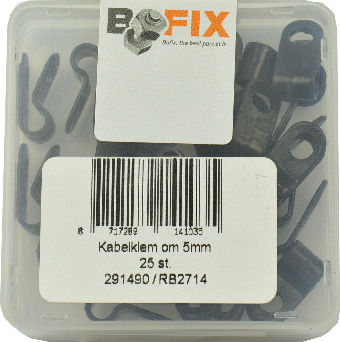 Bofix serre-câble simple 5mm (25 pièces)