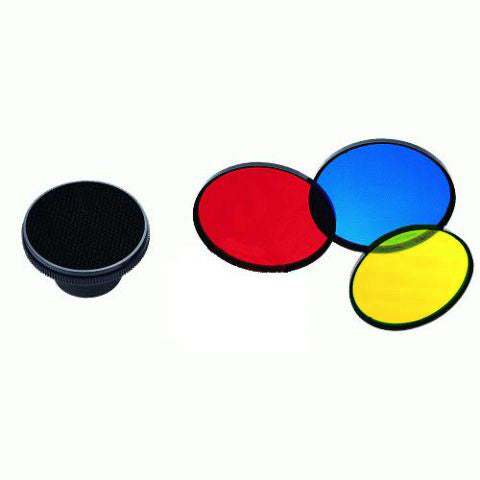Falcon Eyes Honeycomb + 3 Filtres de couleur MFA-HC pour la série MF
