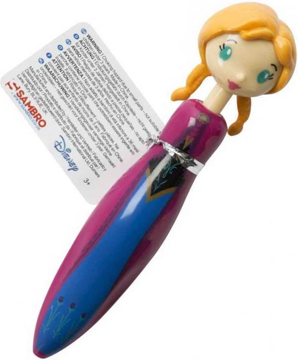 Stylo La Reine des Neiges Disney d'Anna 13 cm de long