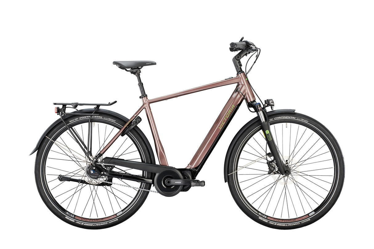 Vélo de trekking électrique Victoria etouring 11.7 mod. 22 victoires en vélo électrique. visite électronique. 11,7 28 60 diam. orange