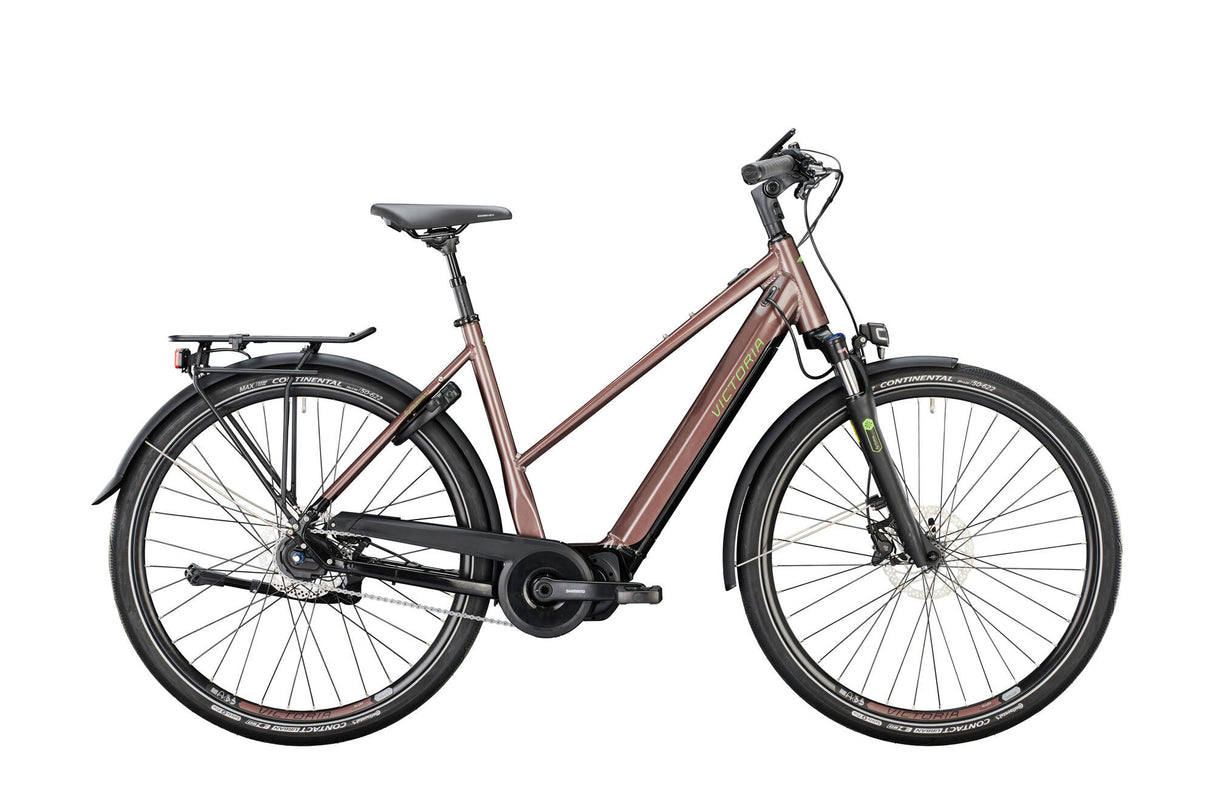 Vélo de trekking électrique Victoria etouring 11.7 mod. 22 tour ebike vict.e. 11,7 28 48 piège.5sp orange
