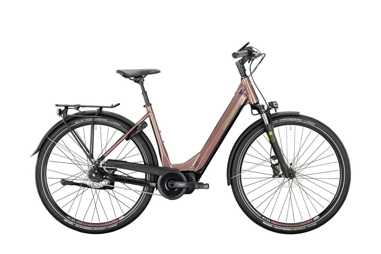 Vélo de trekking électrique Victoria etouring 11.7 mod. 22 tour ebike vict.e. 11,7 28 45 vague 5sp orange