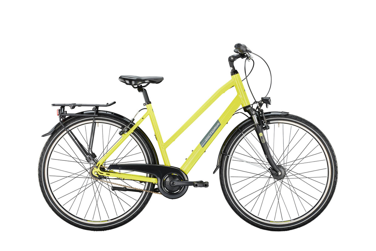 Vélo de trekking Victoria 1.7 mod. 22 vélo vict.trekking 1.7 28 56 escaliers. 7sp jaune