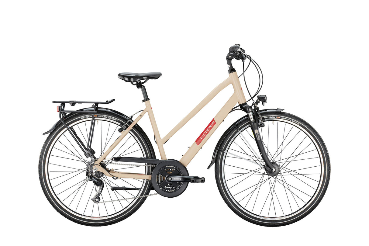 Vélo de randonnée Victoria 2.7 mod. 22 vélo vict.trekking 2.7 28 51 marches. 24 ml de beige