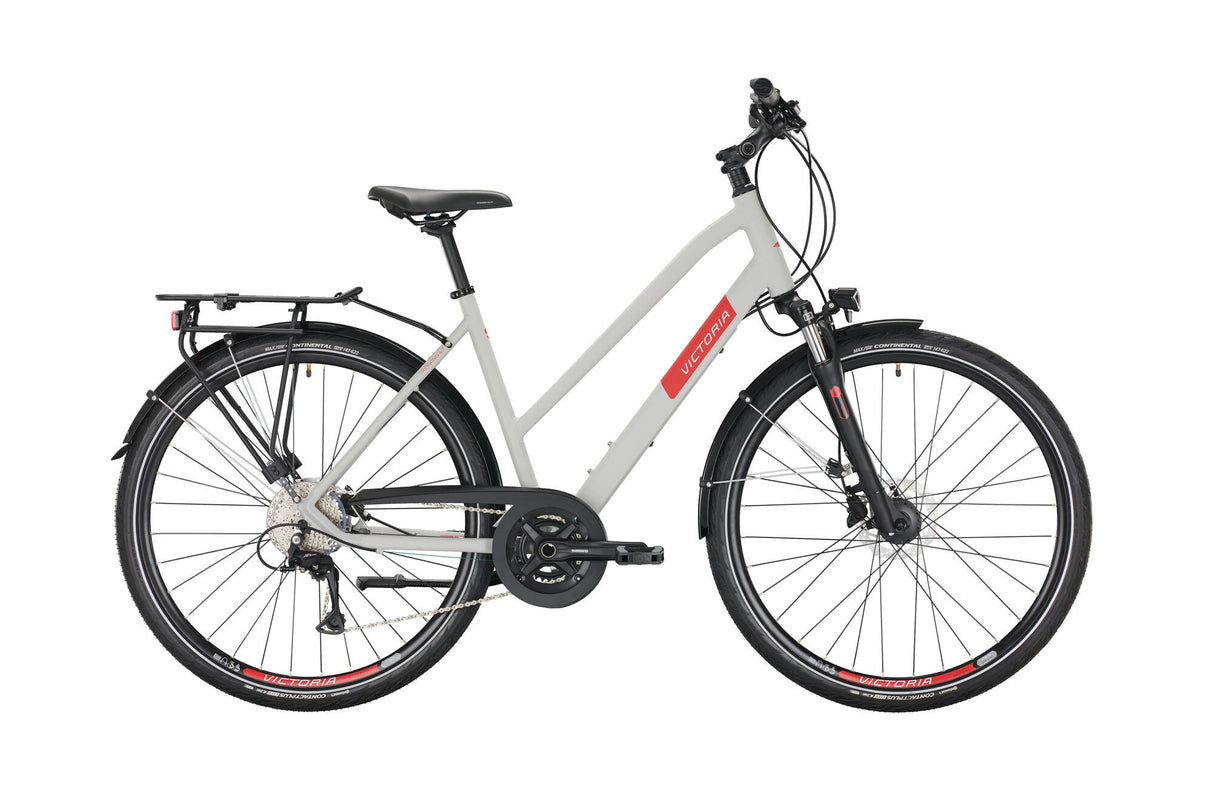 Vélo de randonnée Victoria 4.7 mod. 22 vélo vict.trekking 4.7 28 46 escaliers. argent 18sp