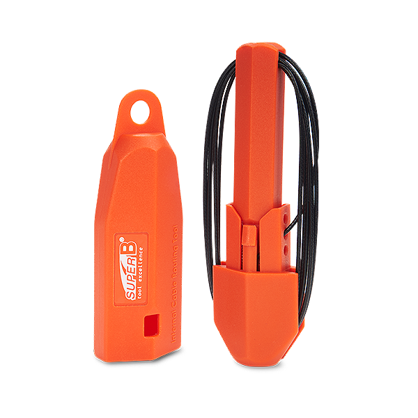 Guide-câble rétractable M-wave Tools, orange
