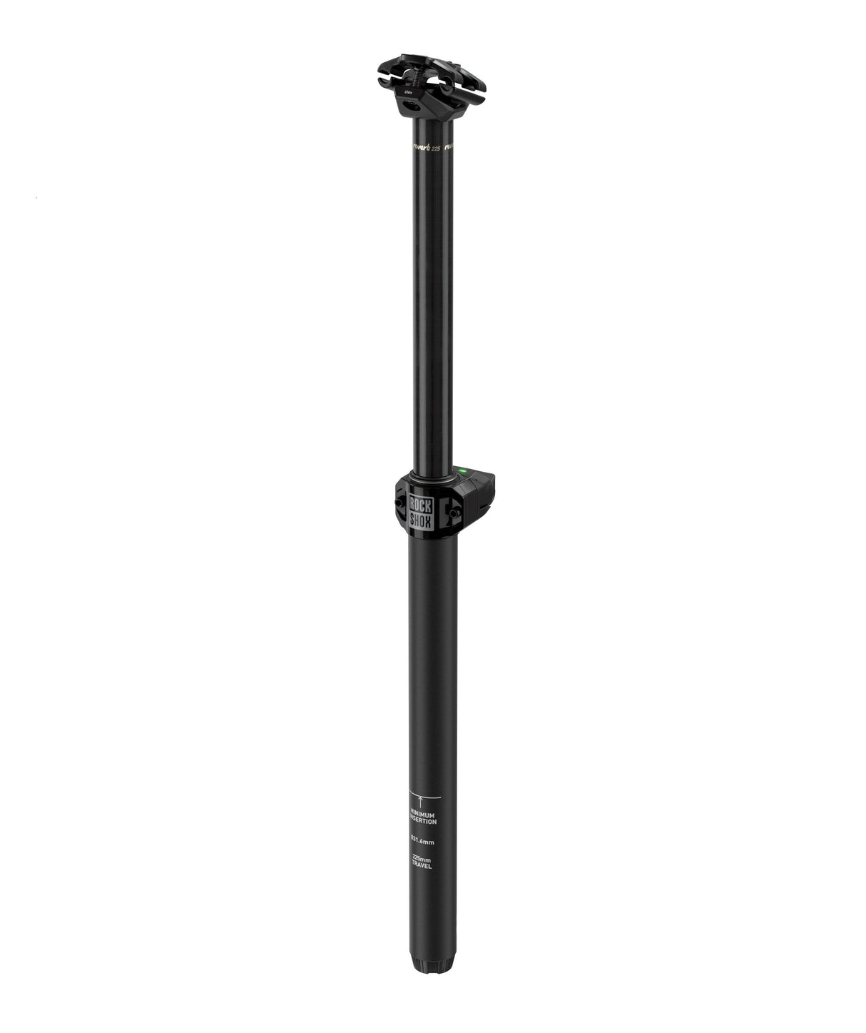 Tige de selle Rockshox axe de réverbération ø 34,9 mm débattement de suspension de 100 mm incl. chargeur de batterie