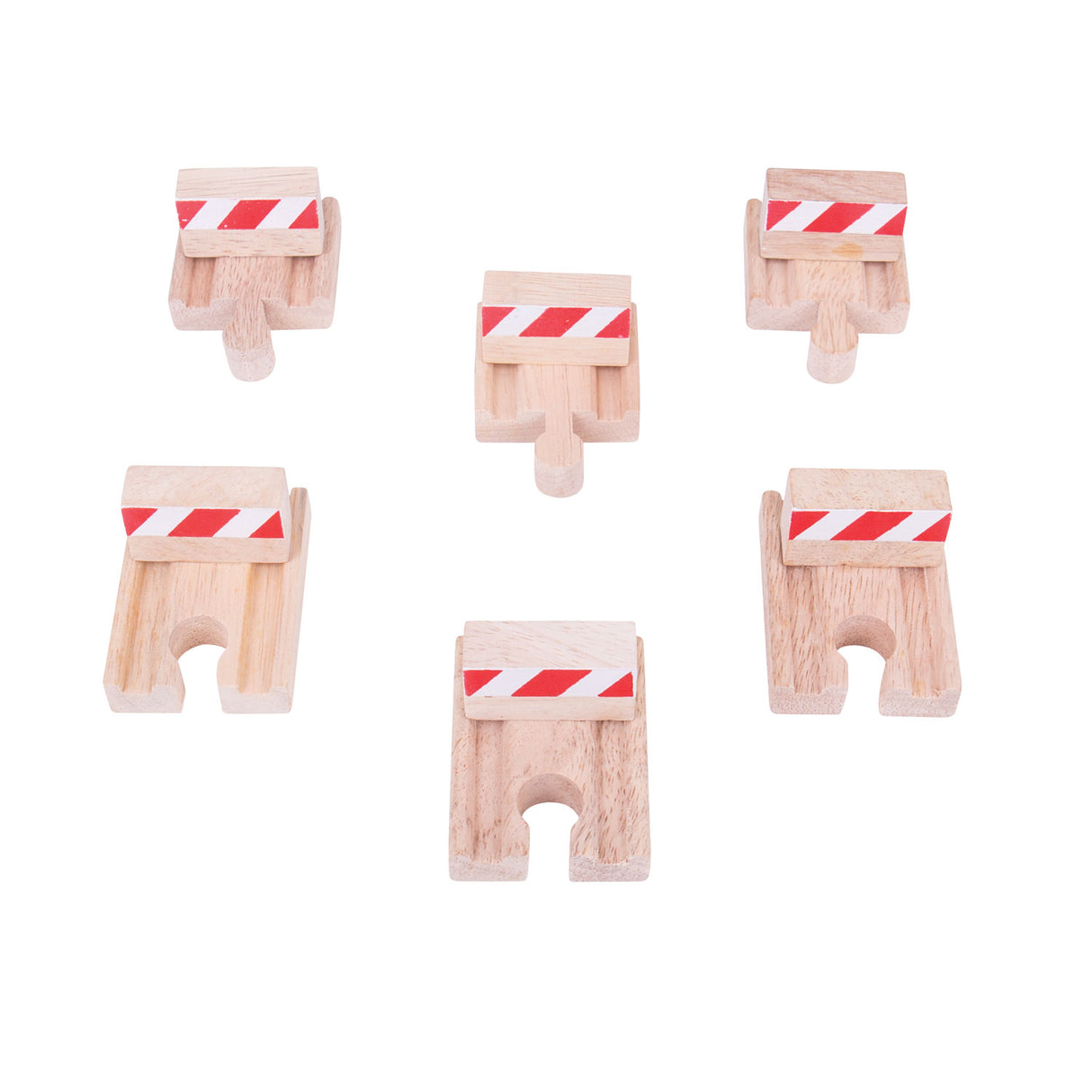 Bigjigs Wooden Rails - STURDS, 6e.