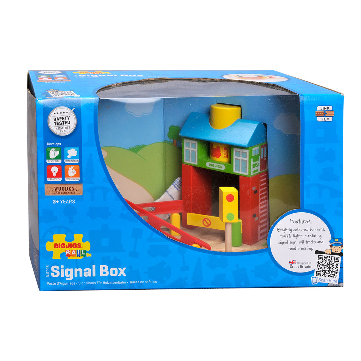 Boîte de signalisation en bois Bigjigs