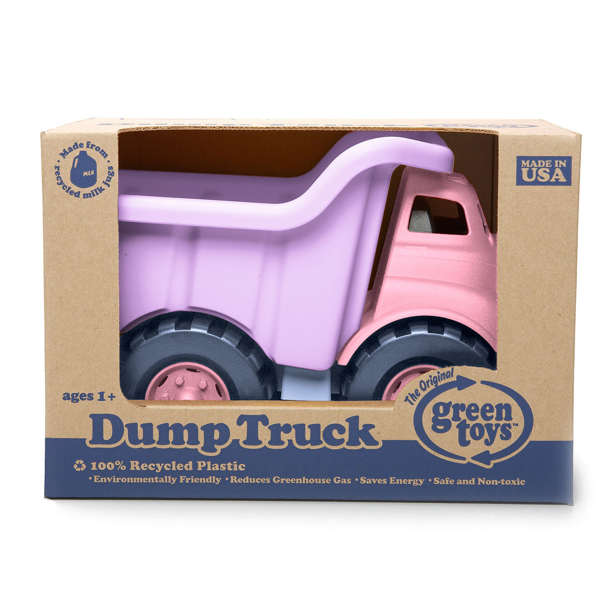 Camion benne rose Green Toys - recyclé