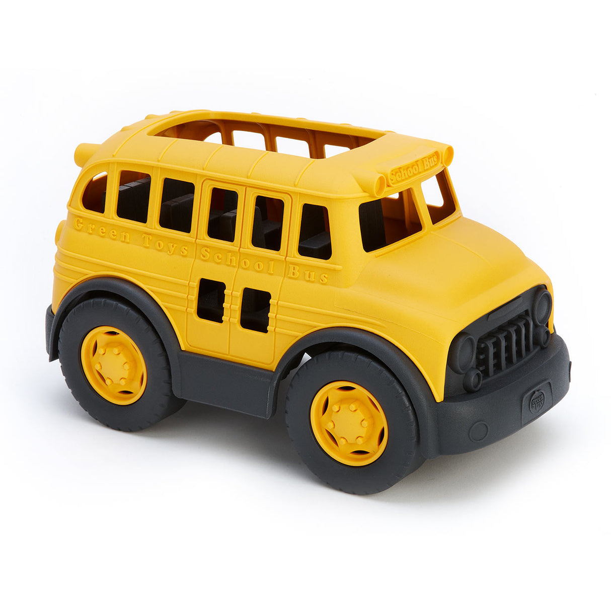 Autobus scolaire de jouets verts