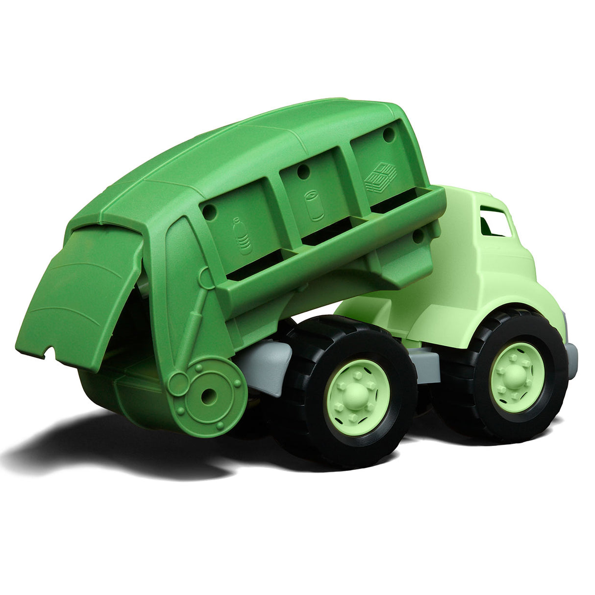 Camion poubelle jouets verts