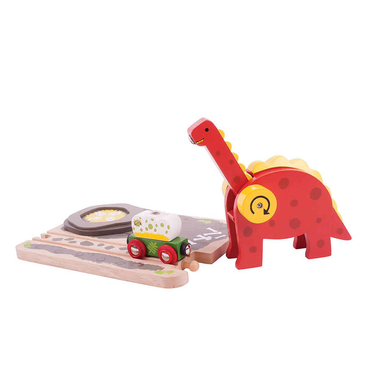 Grue dinosaure en bois Bigjigs