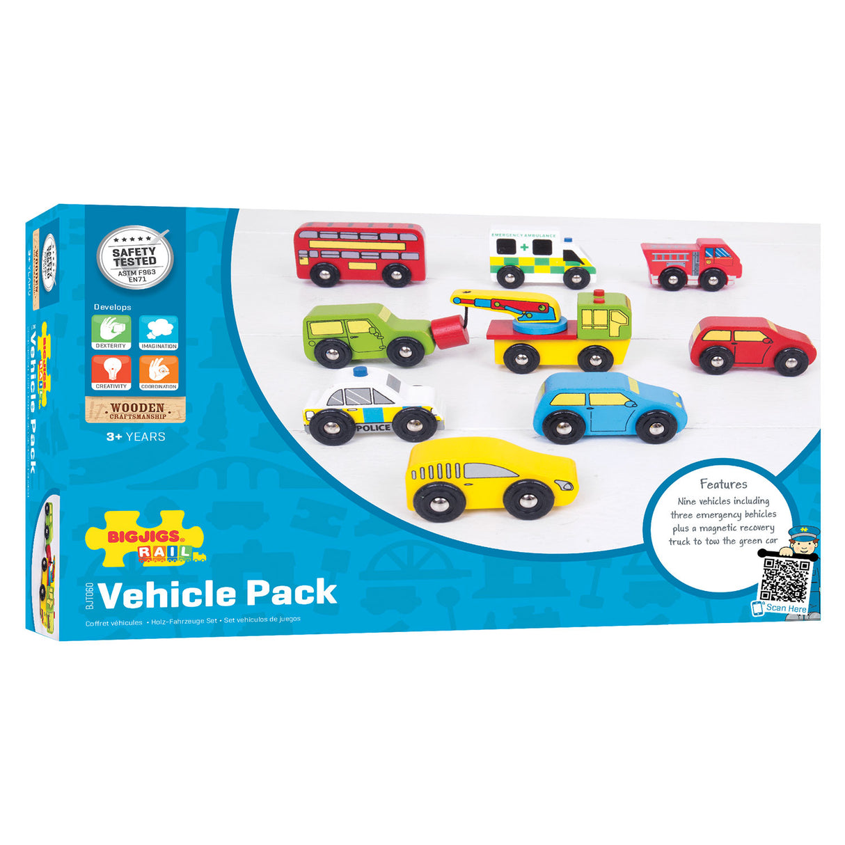 Pack de véhicules Bigjigs rail bigjigs