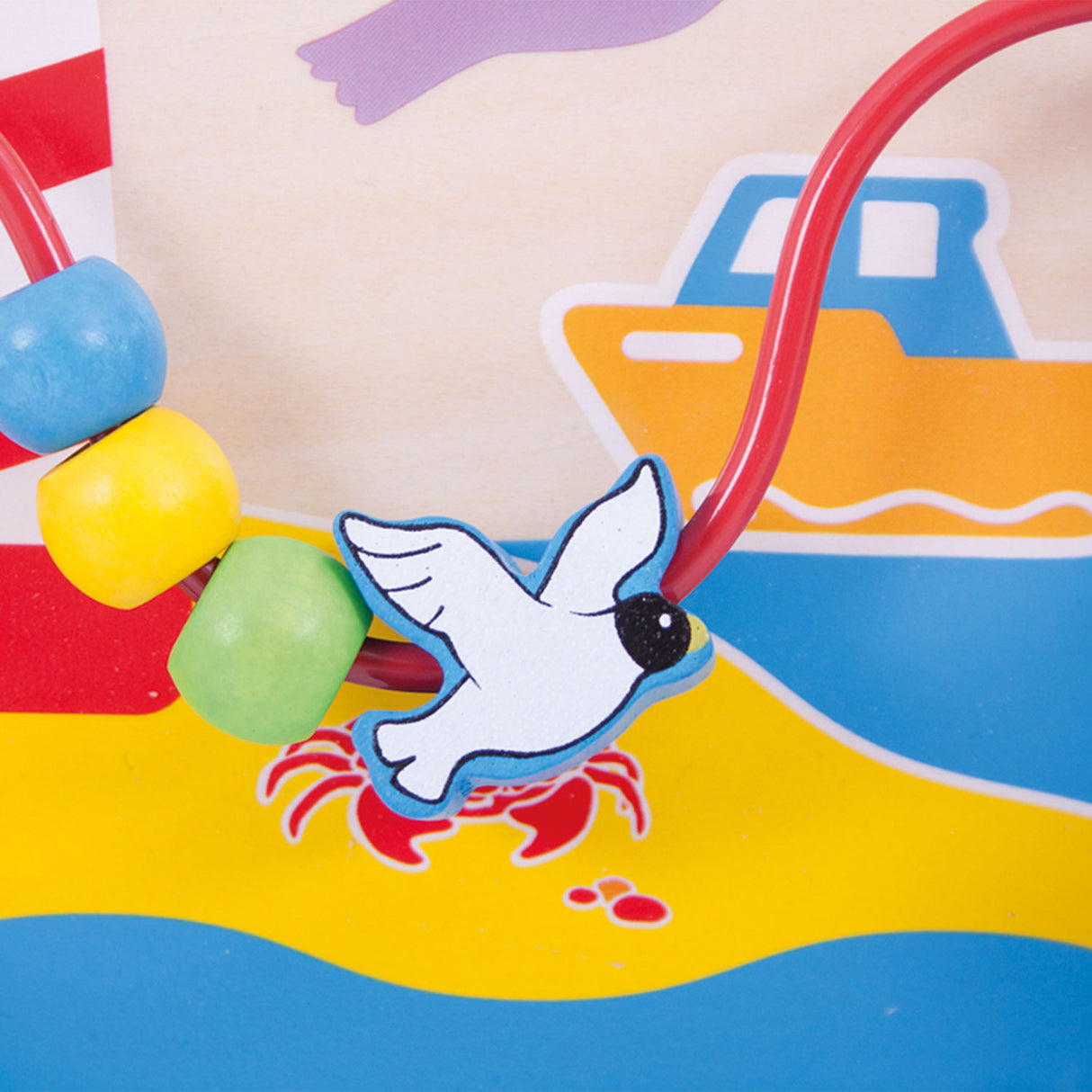 Plateau de jeu de boîte marine du centre d'activités Bigjigs