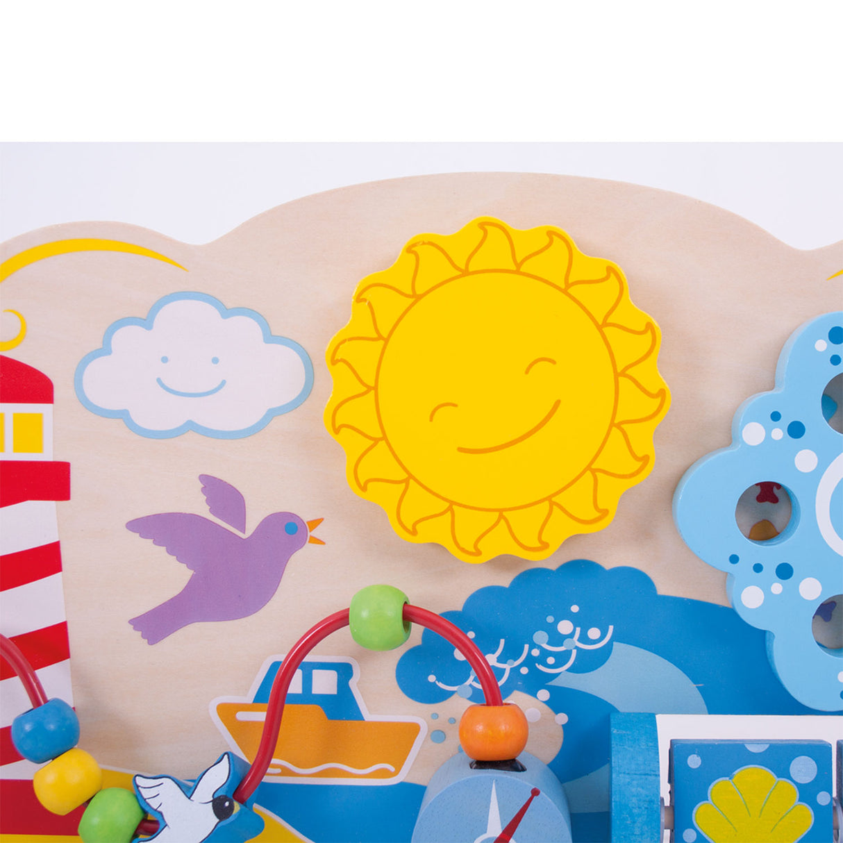 Plateau de jeu de boîte marine du centre d'activités Bigjigs